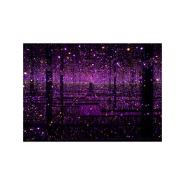 Kusama Infinity Mirror Room postcard purple front image